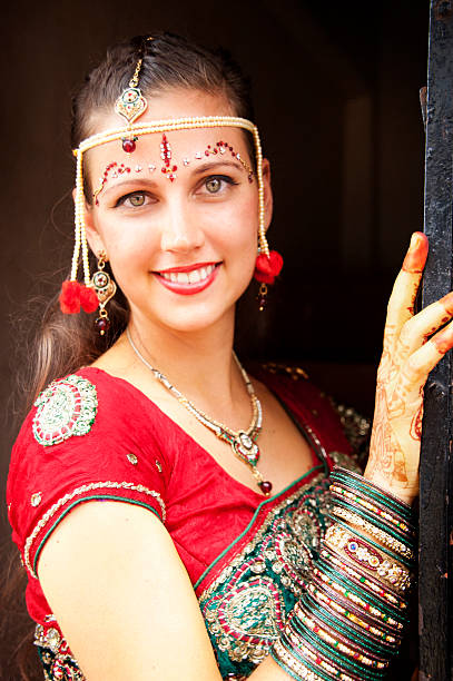 istock Beautiful bride in Indian Sari 517955687