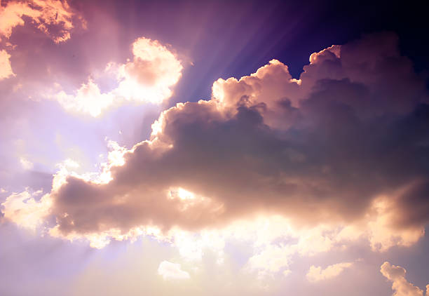 istock Soft, fluffy and colorful cloud formation 517956115