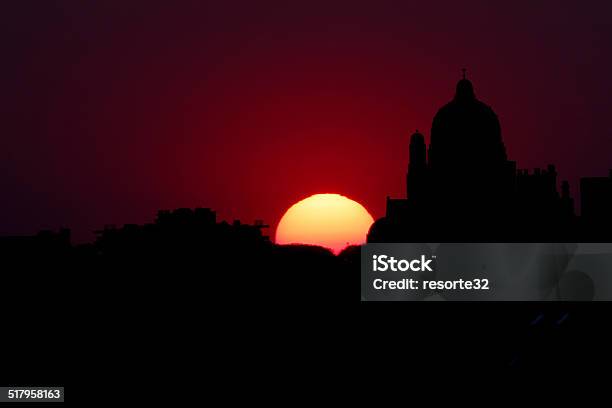 Urban Sunset Stock Photo - Download Image Now - Belgium, Black Color, Brussels-Capital Region