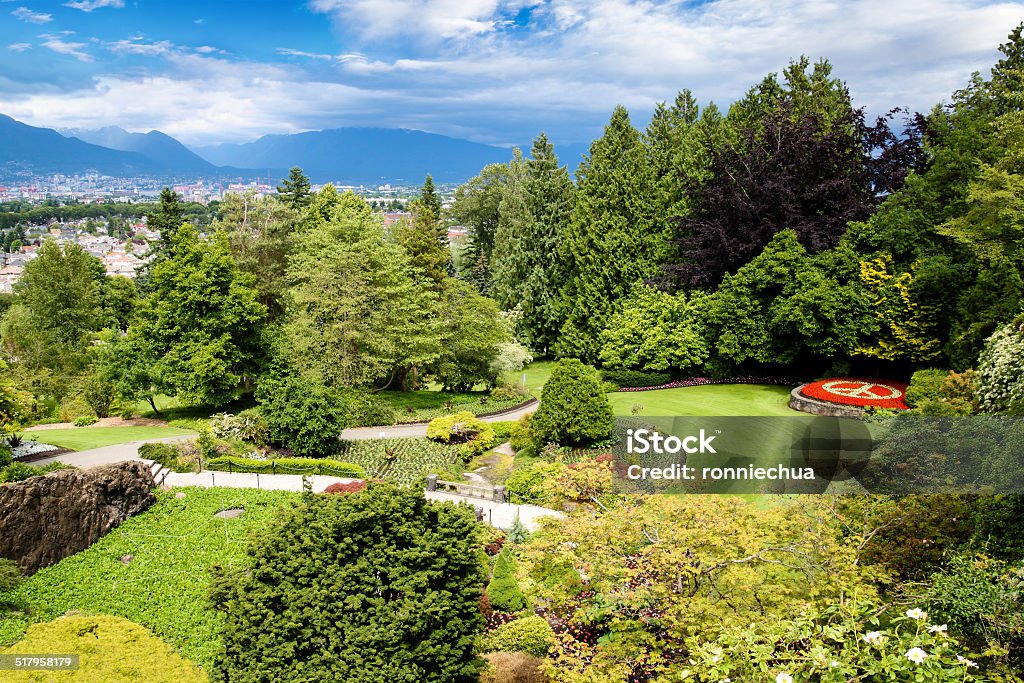 Queen Elizabeth Park in Vancouver, Canada Queen Elizabeth Park in Vancouver. At 152 metres above sea level, the public park is the highest point in Vancouver with spectacular views of the city and mountains on the North Shore. Elizabeth I of England Stock Photo