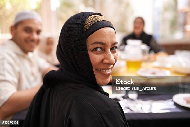 Hope You Brought Your Appetite Stock Photo - Download Image Now - Islam, Grandmother, Community