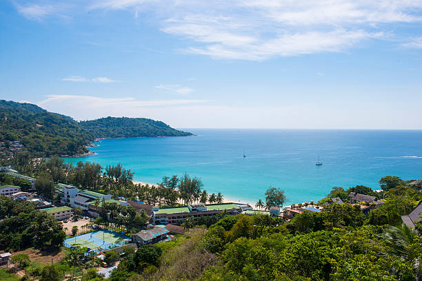 istock beautiful top view of Kata beach in Phuket 517961164
