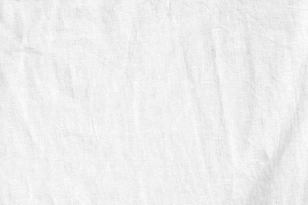 ホワイトリネンの背景 - 繊維 ストックフォトと画像