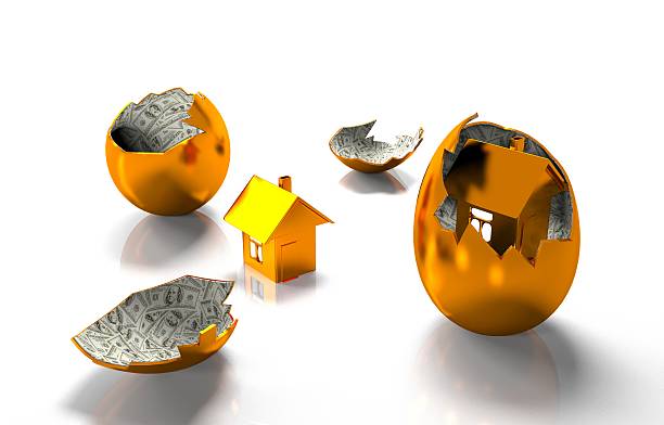 istock house in egg of the banknotes 517963278