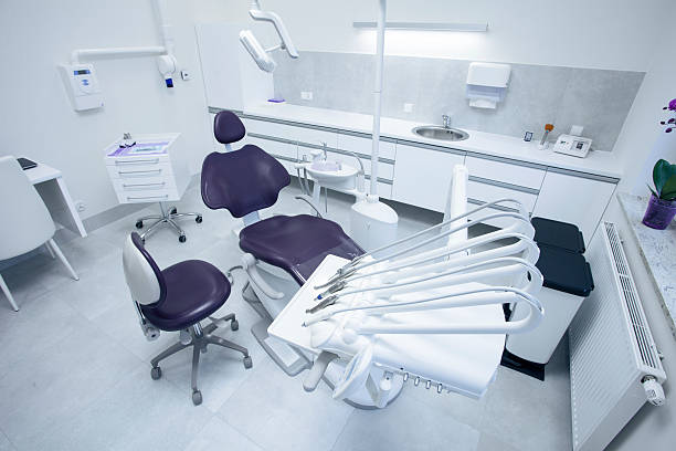Modern dental practice. stock photo