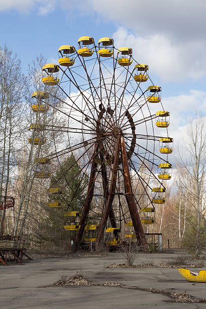 istock UKRAINE. Chernobyl Exclusion Zone. - 2016.03.19. Abandoned amusement 517964258