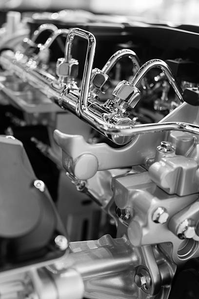 istock Detail of car engine 517964512