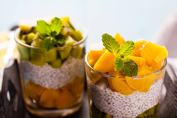 istock Dietetic dessert, fresh fruit salad. 517965870