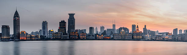 istock Panoramic view of the bund, Shanghai, China 517966784