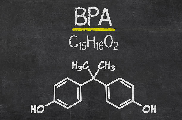 istock Blackboard with the chemical formula of BPA 517970102
