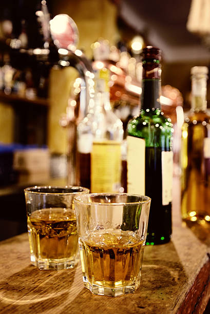 istock glass with wisky in old pub 517988788