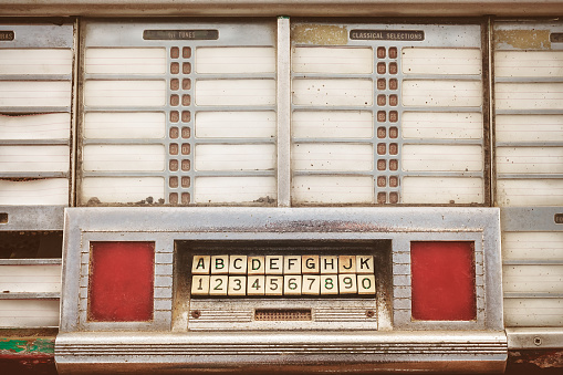 Retro styled image of an old jukebox