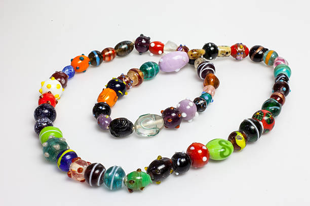 istock Necklace made of beads 517989384