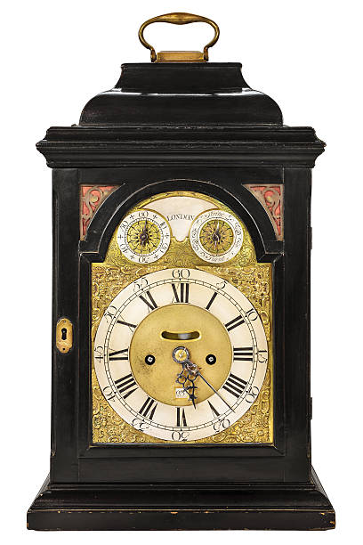 istock Wooden ancient clock from London 517991284