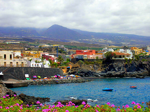 istock Beautiful view on ocean and Alcala beach in Tenerife. 517991340