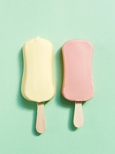 Colorful ice-creams