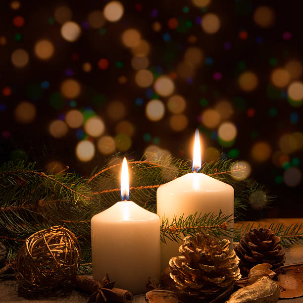 istock White candesl and lights 517994025
