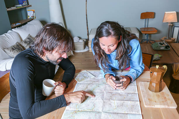 istock hikers in a shelter 517994643