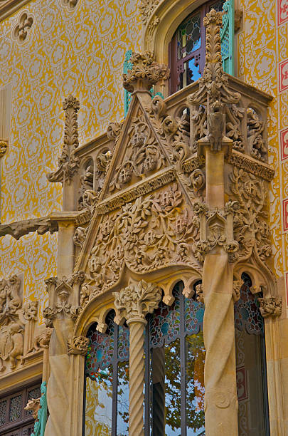 istock Architectural detail - Building in Barcelona, Spain. 517997141