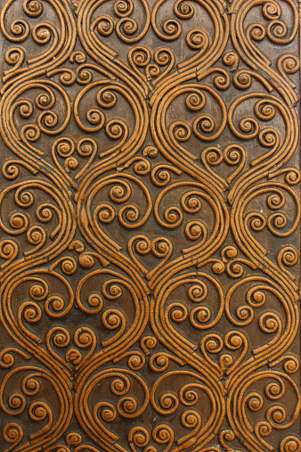 Wood Thai pattern handmade wood carvings.
