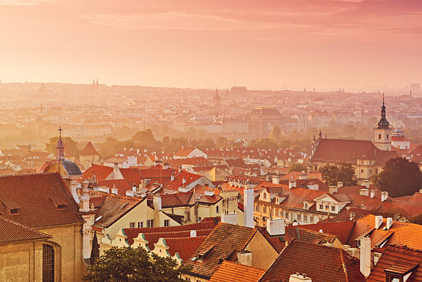 istock Prague City Morning Skyline 517997581