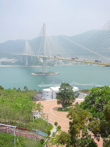 istock Ting Kau suspension bridge 517997776