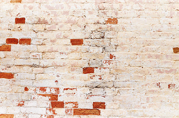 istock red brick grunge white painted wall texture background 517999202