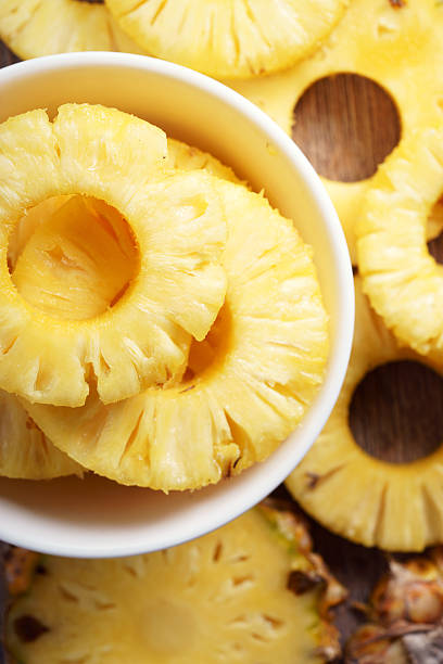 istock pineapple. details of fresh pineapple 518001442