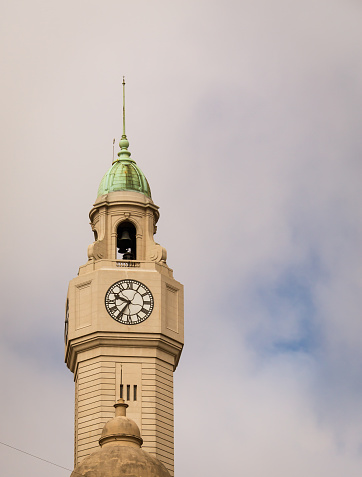 A clock tower in buenos aires Argentina