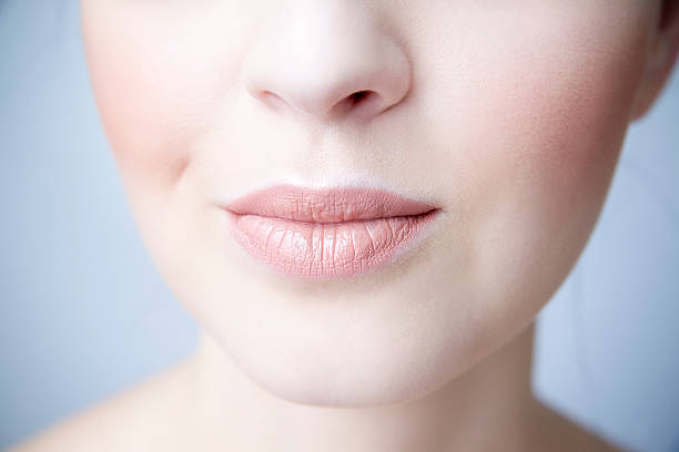 istock Sensual female lips closeup. 518012067
