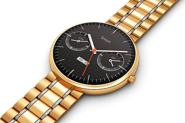 istock Golden luxury smart watch 518012119
