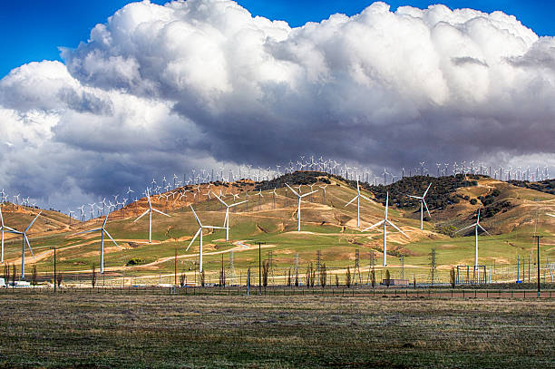 Bakersfield Wind Farm stock photo