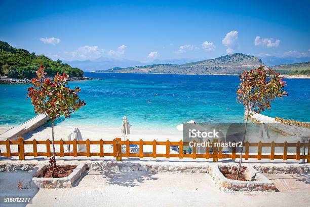 Beautiful Ksamil Beach In Albania Stock Photo - Download Image Now - Adriatic Sea, Albania, Balkans