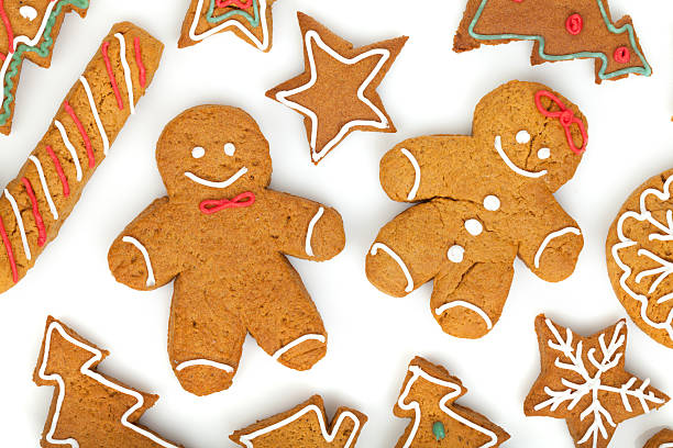 istock Homemade various christmas gingerbread cookies 518012659