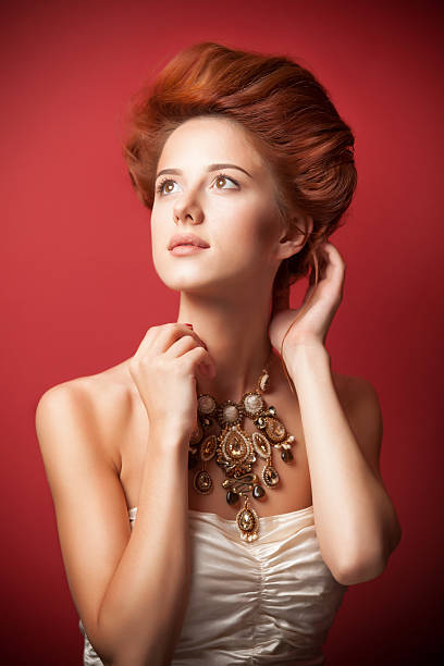 istock edwardian women with necklace 518012689