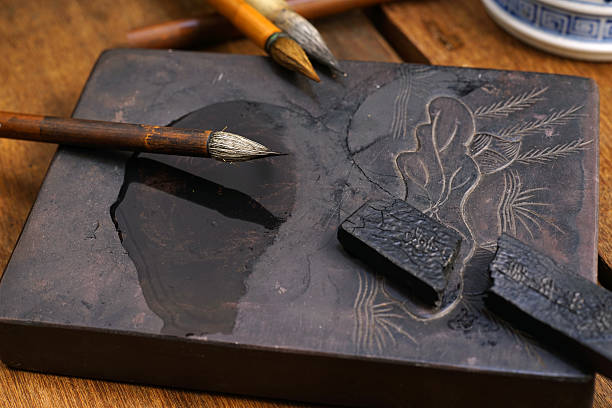 istock Close up of Chinese Writing Brush 518013199