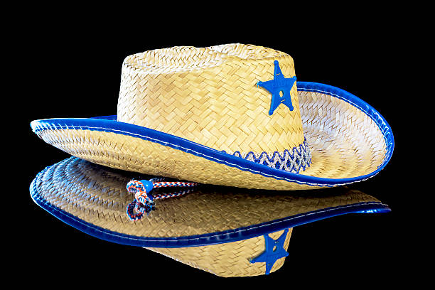 istock sheriffs staron a childs cowboy hat 518014065
