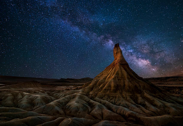 istock Milky Way over the desert 518015127