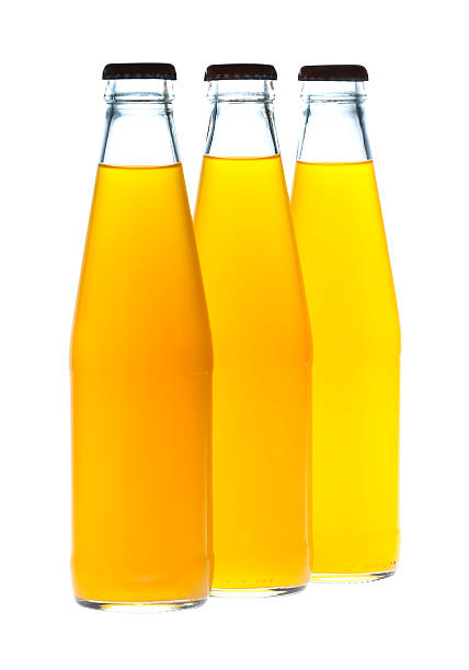 istock Orange juice glass bottle 518018267