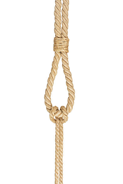 istock rope with knot, isolated on white 518019637