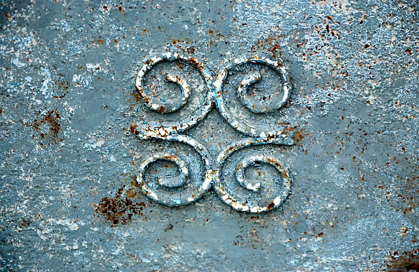 istock ornament on an old metal gate 518021402