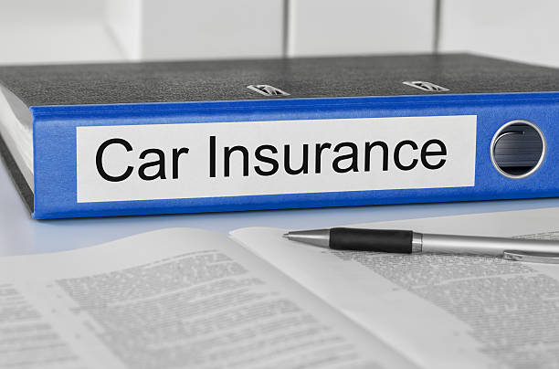 istock Folder with the label Car Insurance 518022260