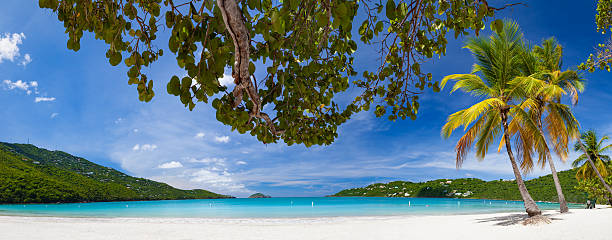 istock Panoramic view of Magens Bay, St. Thomas, US virgin Islands 518024224
