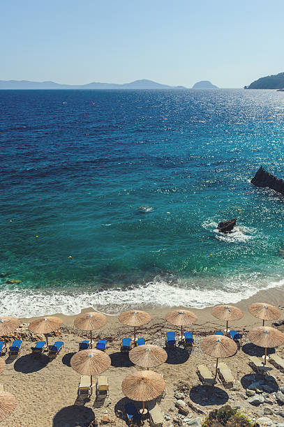 istock Agios Ioannis beach from above Skopelos 518024562