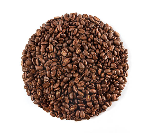 granos de café - caffeine selective focus indoors studio shot fotografías e imágenes de stock