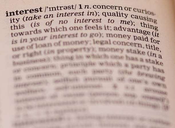 istock Definition of interest 518026592