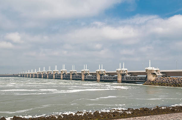 istock Oosterschelde kering or Eastern Scheldt storm surge barrier 518028758