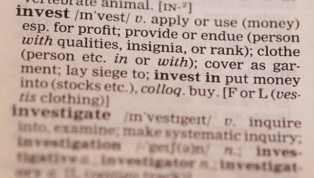 istock Definition of invest 518031908