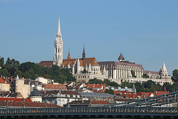 istock Fisherman bastion and Matthias church Budapest 518036975