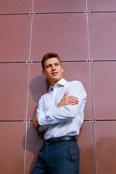 istock Young business man in a bright shirt 518039503